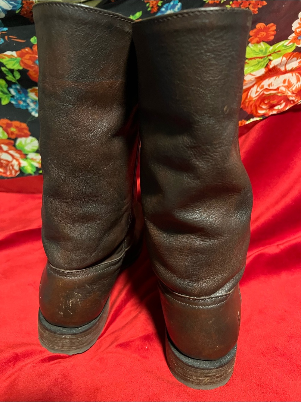 Frye Leather Riding Boots | Cognac Brown, Women's Size 10B - Picture 4 of 11